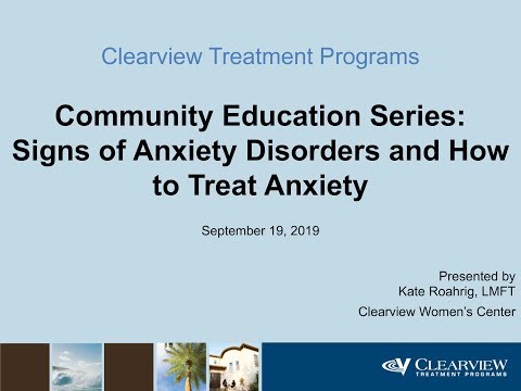 Recognizing the Signs and Symptoms of Anxiety Disorders