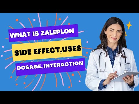 Zaleplon Oral: Benefits, Risks, Interactions, and Images