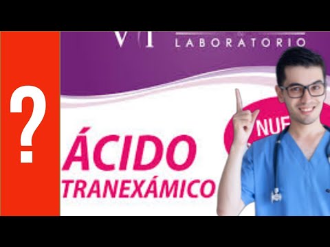 Efectos secundarios e interacciones del ácido tranexámico